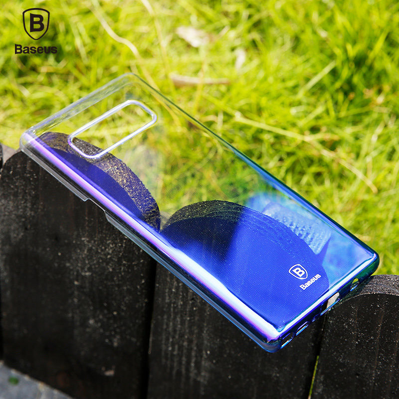 Ốp Lưng Màu Samsung Galaxy Note 8 Chính Hãng Hiệu Baseus sản xuất tại hongkong làm từ chất liệu nhựa cứng trong suốt phối màu tạo sự khác biệt lạ mắt và cá tính